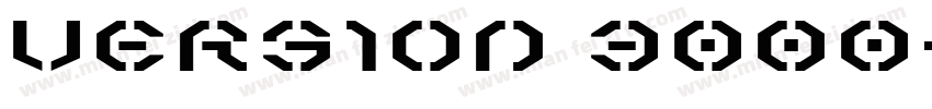 Version 3000字体转换
